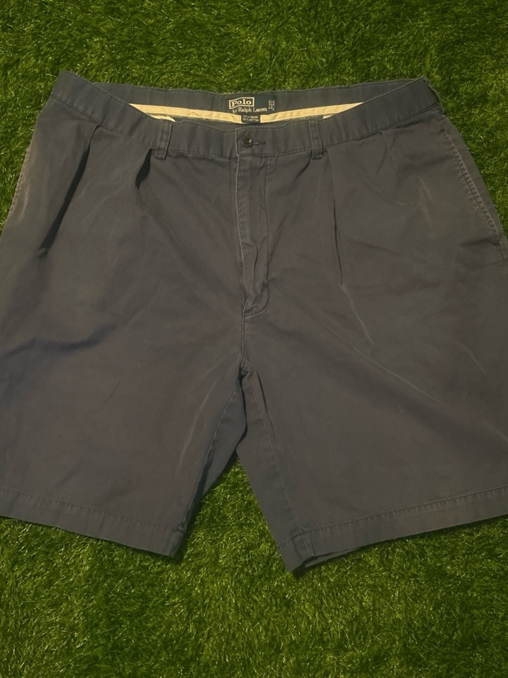 Polo by Ralph Lauren Men's Tyler  Navy Cotton Shorts size 40